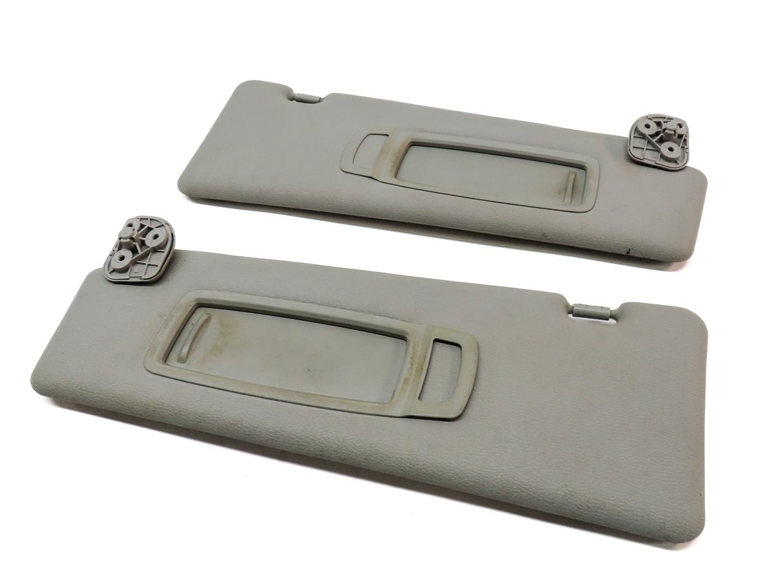 07-13 BMW X5 X5M (E70) FRONT LEFT & RIGHT SUN VISOR SUNVISOR SHADE SET 2 