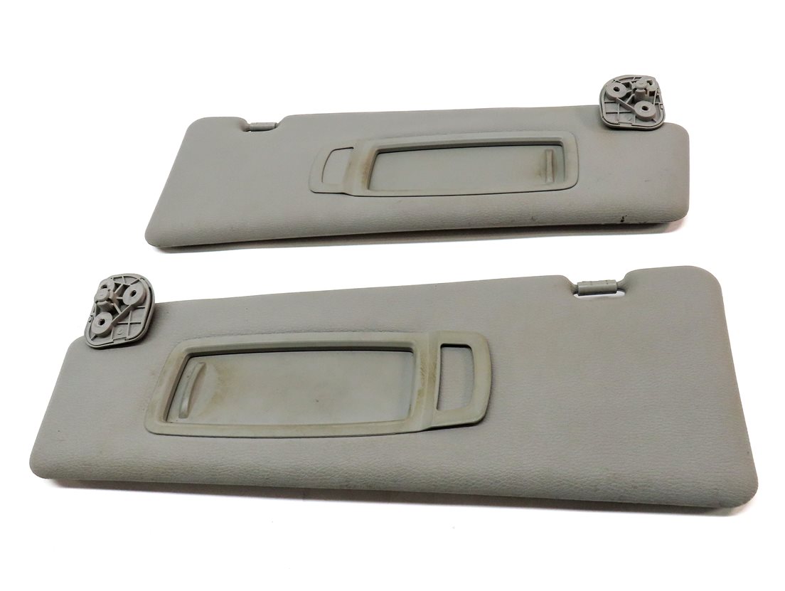 Thumbnail 2: 07-13 BMW X5 X5M (E70) FRONT LEFT & RIGHT SUN VISOR SUNVISOR SHADE SET 2 