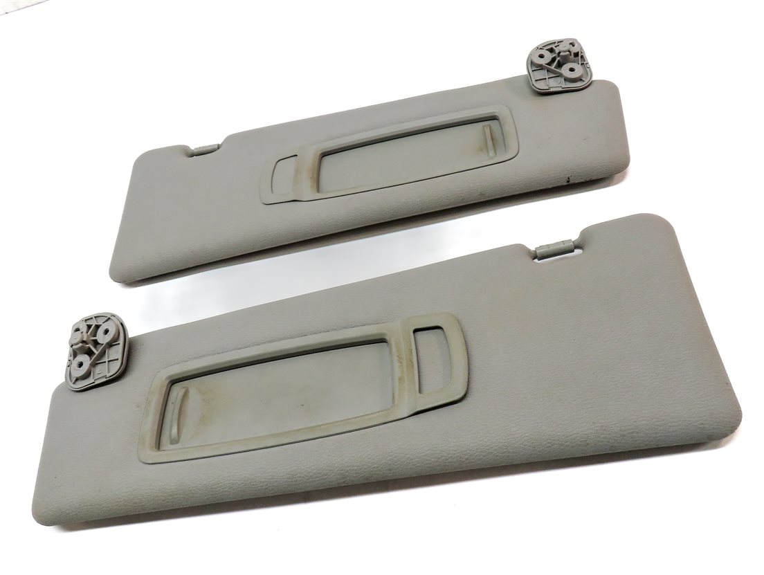 Thumbnail 3: 07-13 BMW X5 X5M (E70) FRONT LEFT & RIGHT SUN VISOR SUNVISOR SHADE SET 2 