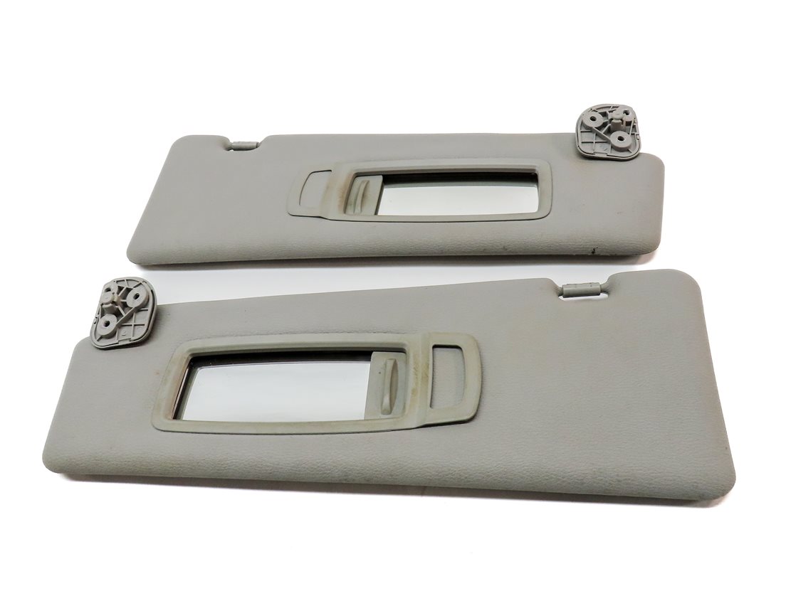 Thumbnail 4: 07-13 BMW X5 X5M (E70) FRONT LEFT & RIGHT SUN VISOR SUNVISOR SHADE SET 2 