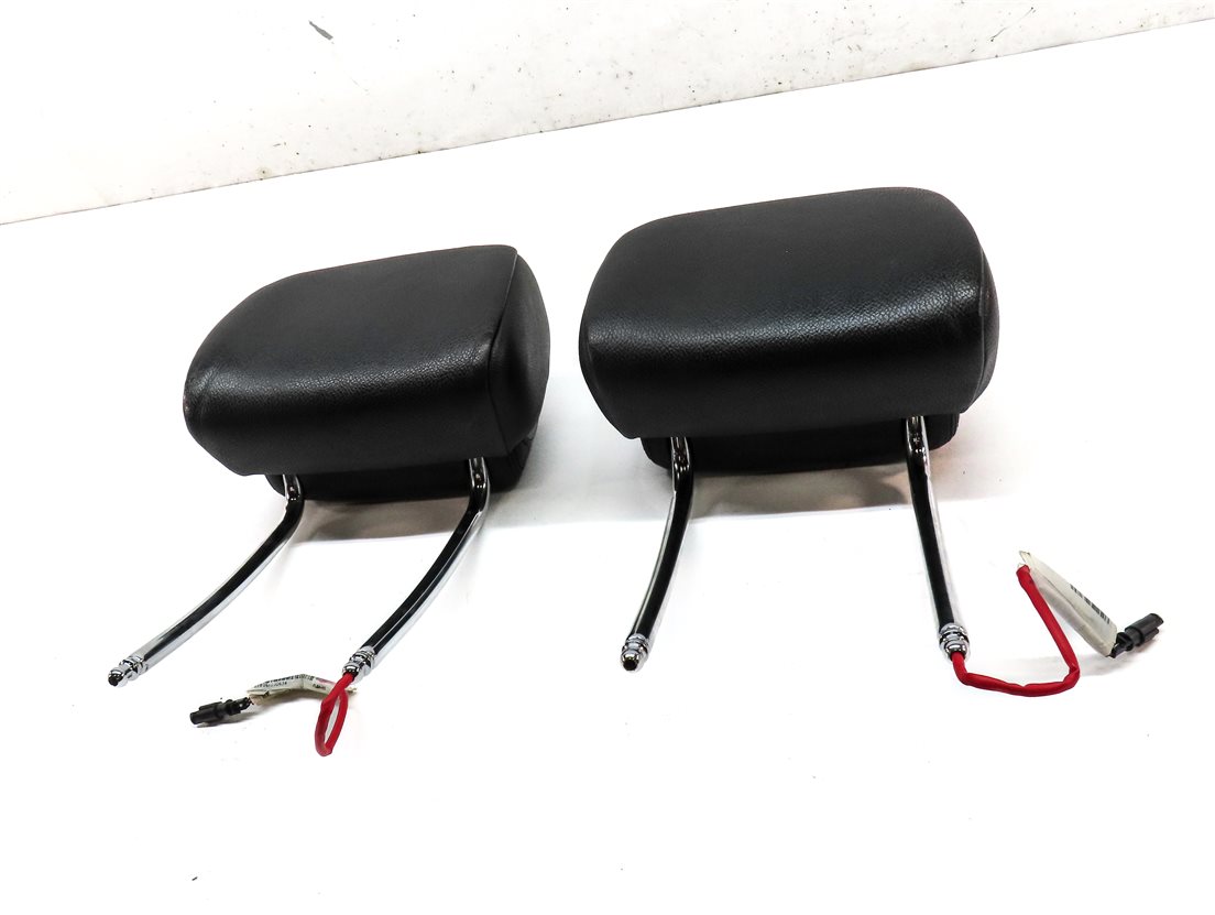 Thumbnail 2: 11-13 BMW X5 X6 E70 E71 FRONT LEFT DRIVER RIGHT PASSENGER SEAT HEADREST (BLACK)