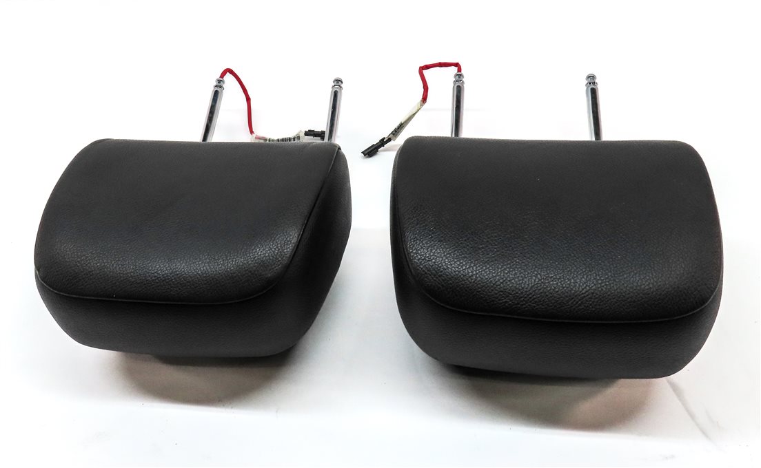 Thumbnail 4: 11-13 BMW X5 X6 E70 E71 FRONT LEFT DRIVER RIGHT PASSENGER SEAT HEADREST (BLACK)