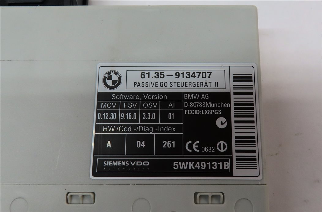 Thumbnail 4: 2007-2014 BMW 528i 535i 550i X5 X5M X6M (E60 E70 E71) KEYLESS PASSIVE GO MODULE