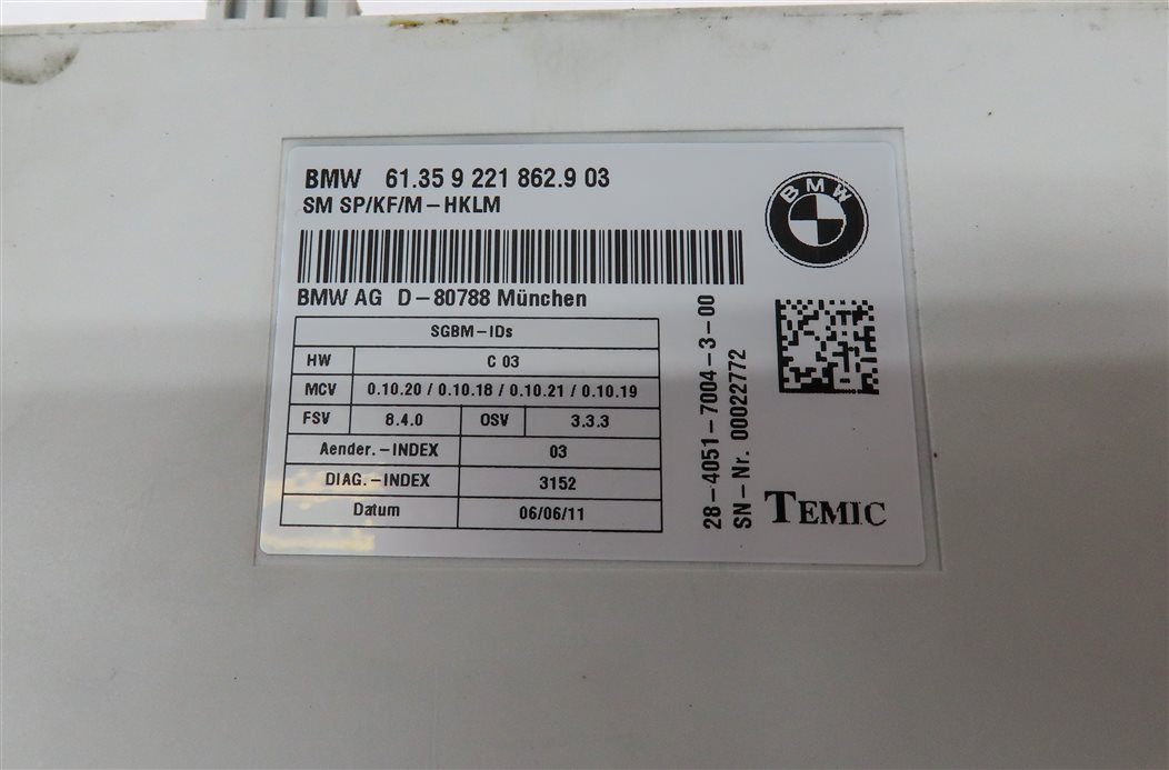 Thumbnail 4: 2010-2016 BMW 128i 328i 335i M3 X1 X5 X6 Z4 - FRONT MEMORY SEAT CONTROL MODULE