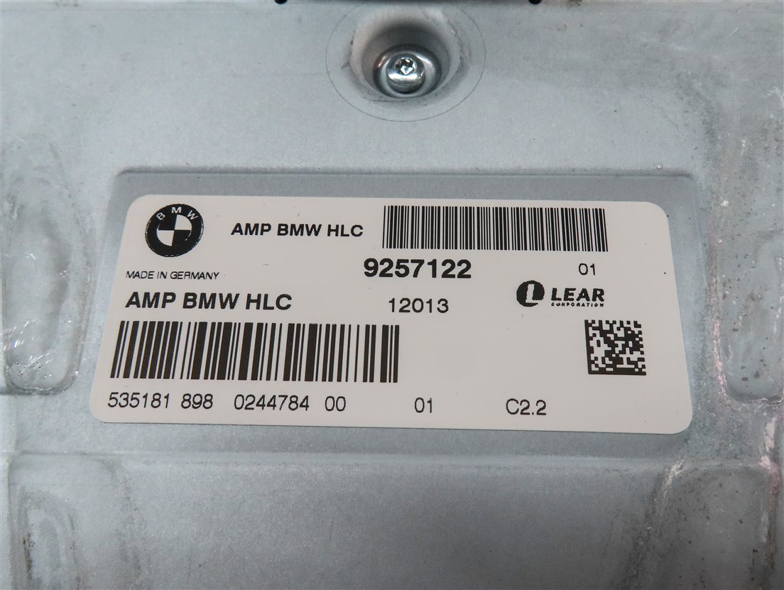Thumbnail 5: 2011-2013 BMW X5 X5M (E70 E71) RADIO STEREO MEDIA AUDIO AMP AMPLIFIER (LEAR)