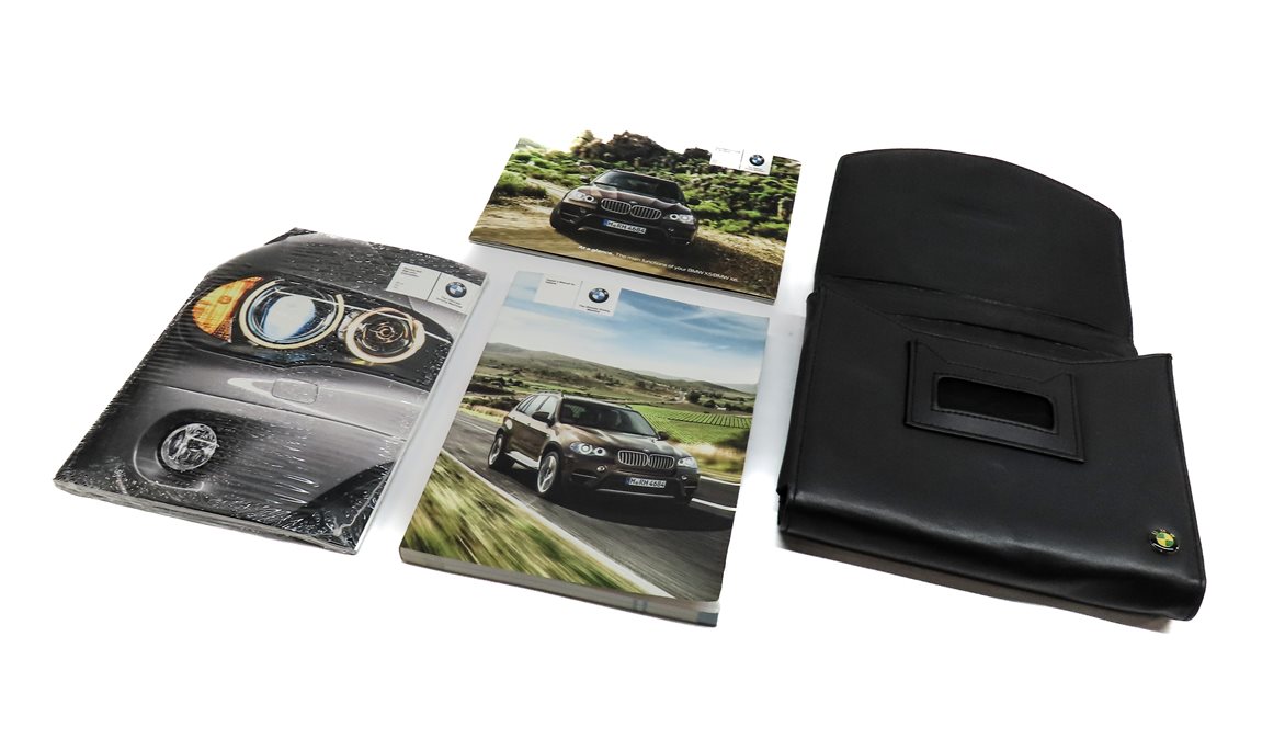 2012 BMW X5 (E70) OWNERS MANUAL BOOK BOOKLET SET 3 w/ CARRYING CASE