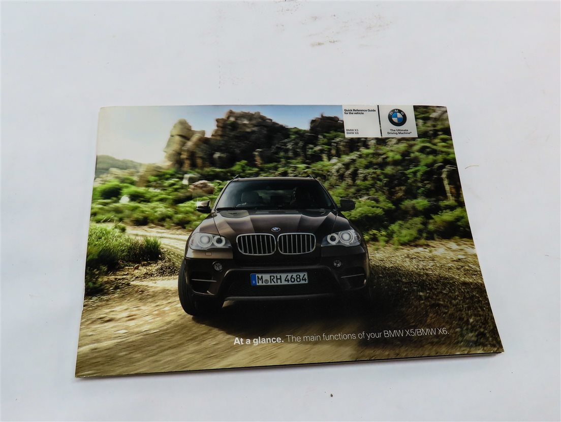 Thumbnail 4: 2012 BMW X5 (E70) OWNERS MANUAL BOOK BOOKLET SET 3 w/ CARRYING CASE