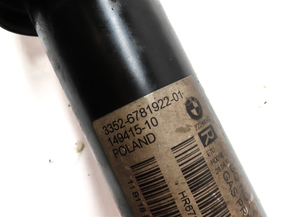 Thumbnail 8: 2012 BMW X5 (E70) REAR LEFT & RIGHT STANDARD SUSPENSION SHOCK STRUT SET 2 (AWD)
