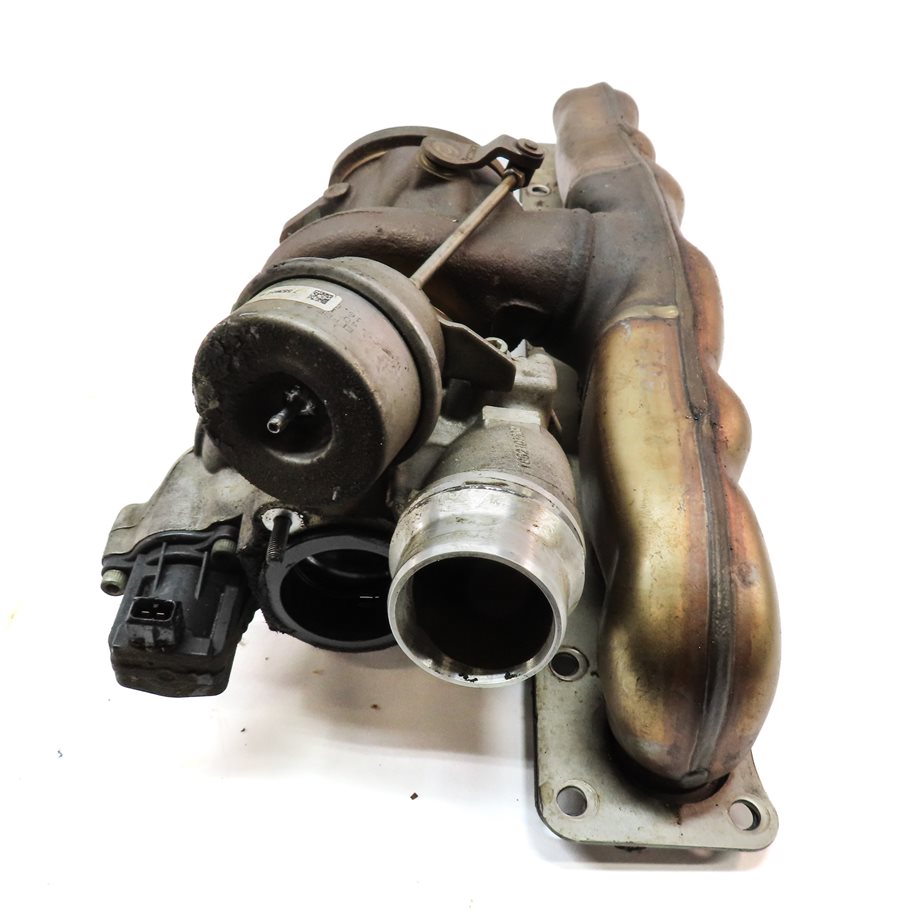 Thumbnail 2: 2011-2014 BMW X5 X6 (E70 E71) 3.0L N55 TURBO ENGINE TURBOCHARGER w/ MANIFOLD