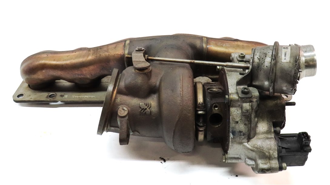 Thumbnail 4: 2011-2014 BMW X5 X6 (E70 E71) 3.0L N55 TURBO ENGINE TURBOCHARGER w/ MANIFOLD