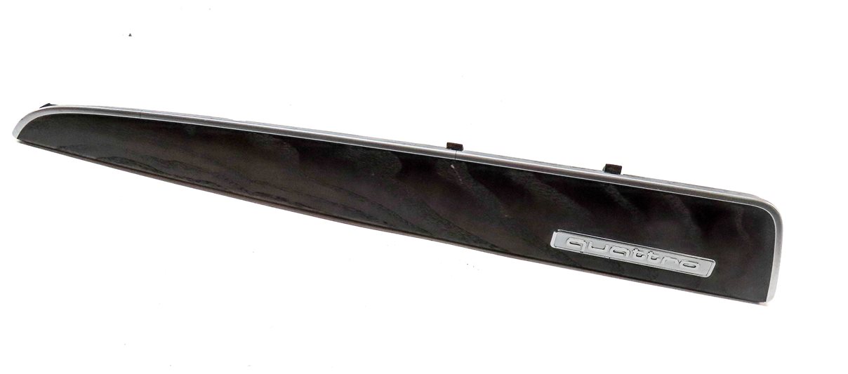 2015 AUDI Q5 (B8 8R) FRONT RIGHT PASSENGER DASH TRIM MOULDING (CHESTNUT BROWN)
