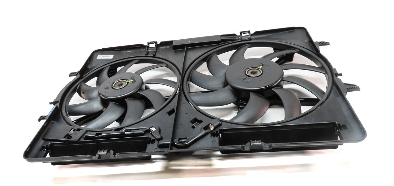 Thumbnail 2: 09-17 AUDI A4 A5 Q5 S4 (B8 8T 8R) 2.0L 3.0L 3.2L RADIATOR COOLING FAN w/ SHROUD