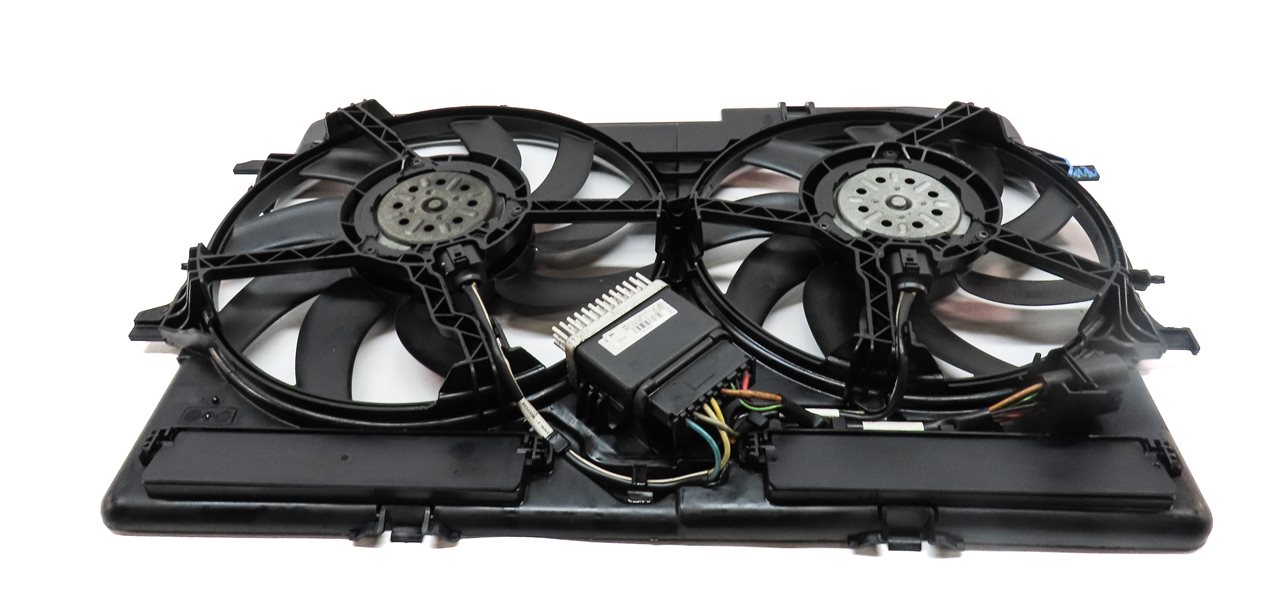 Thumbnail 5: 09-17 AUDI A4 A5 Q5 S4 (B8 8T 8R) 2.0L 3.0L 3.2L RADIATOR COOLING FAN w/ SHROUD