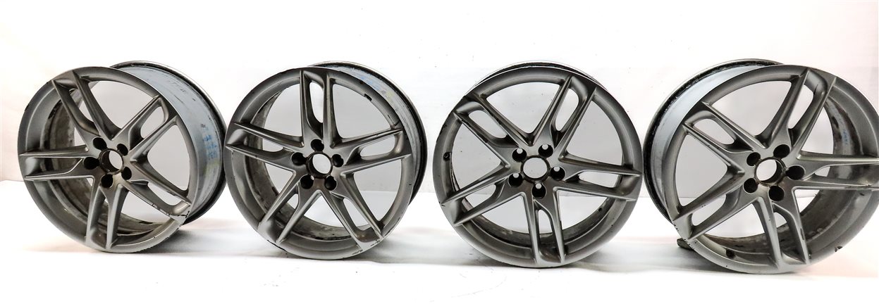 2013-2017 AUDI Q5 (B8 8R) 19x8 ALUMINUM ALLOY 5-SPLIT SPOKE WHEEL RIM SET/4