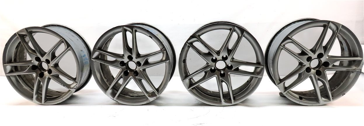 Thumbnail 2: 2013-2017 AUDI Q5 (B8 8R) 19x8 ALUMINUM ALLOY 5-SPLIT SPOKE WHEEL RIM SET/4