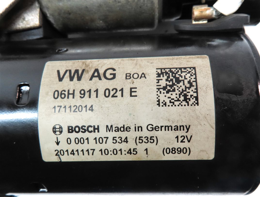 Thumbnail 7: 2009-2017 AUDI A4 A5 A6 Q5 (B8 8K 8T 8R C7) 2.0L TURBO ENGINE STARTER MOTOR