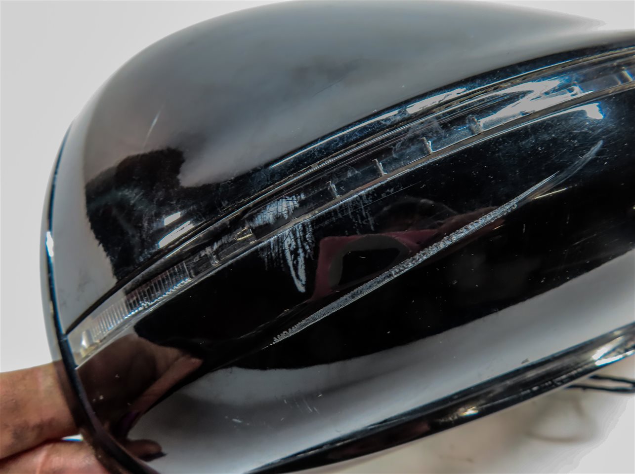 Thumbnail 10: 15-17 AUDI Q5 SQ5 (B8 8R) RIGHT PFOLD AUTODIM BLIND SPOT DOOR MIRROR (BLACK)