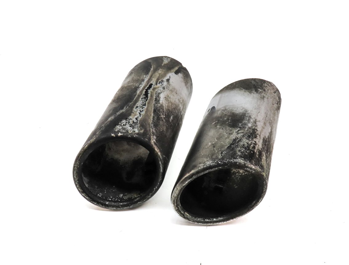Thumbnail 1: 13-18 BMW X3 X4 (F25 F26) 2.0L REAR LEFT & RIGHT MUFFLER EXHAUST TIP SET-2