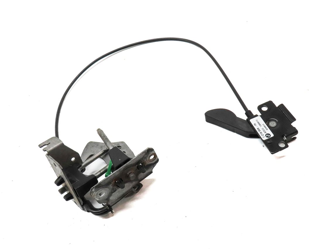 Thumbnail 3: 2014 BMW X3 (F25) FRONT HOOD SAFETY LATCH w/ RELEASE HANDLE LEVER