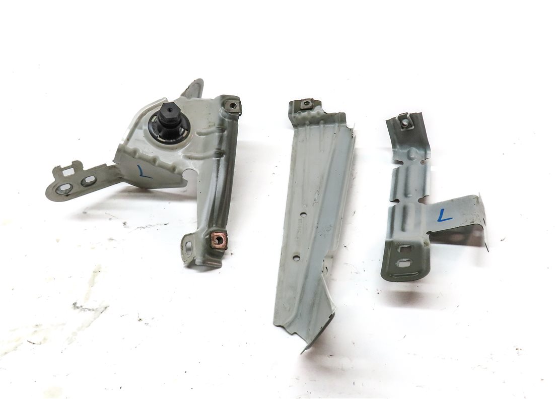 Thumbnail 2: 2014 BMW X3 (F25) FRONT LEFT DRIER FENDER MOUNT BRACKET SET-3