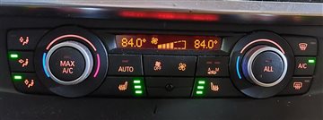 Thumbnail 2: 11-14 BMW X3 (F25) FRONT HEATER A/C TEMPERATURE CLIMATE w/ RADIO CONTROL & TRIM