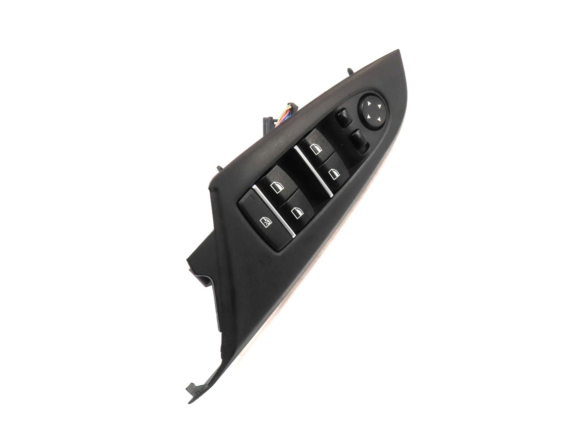 Thumbnail 2: 2014 BMW X3 (F25) FRONT LEFT DRIVER DOOR P-FOLD WINDOW SWITCH w/ TRIM (BLACK)