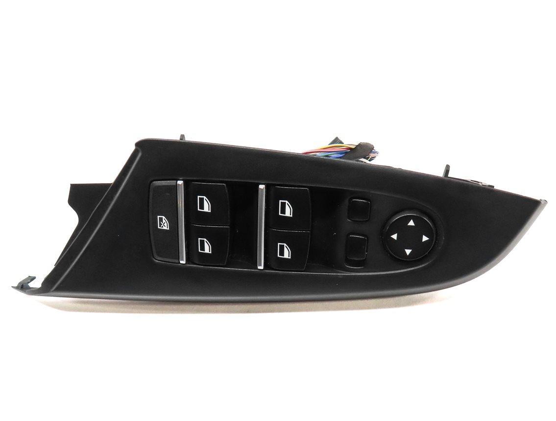 Thumbnail 3: 2014 BMW X3 (F25) FRONT LEFT DRIVER DOOR P-FOLD WINDOW SWITCH w/ TRIM (BLACK)
