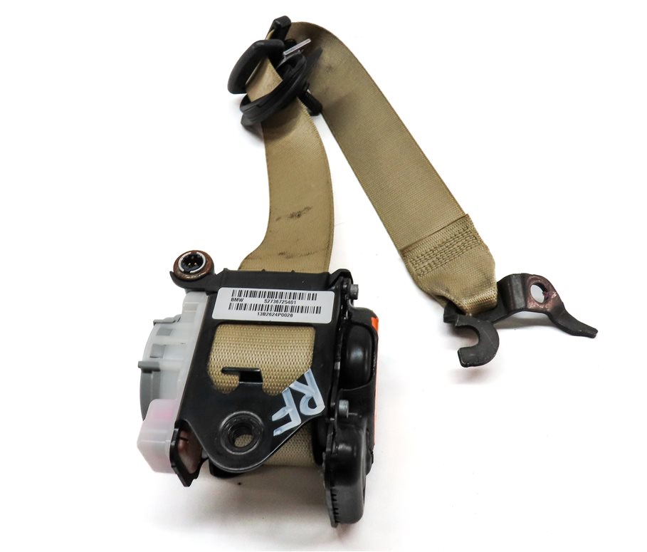 Thumbnail 4: 2011-2018 BMW X3 X4 (F25 F26) FRONT RIGHT PASSENGER SEATBELT RETRACTOR (BEIGE)
