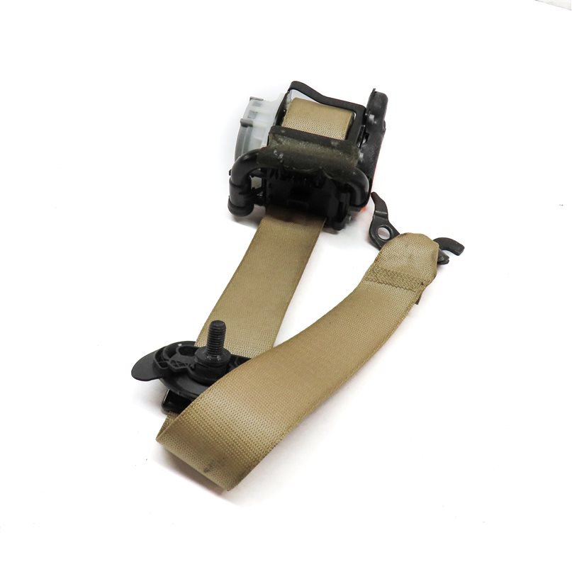 11-18 BMW X3 X4 (F25 F26) FRONT LEFT DRIVER SEATBELT BUCKLE RETRACTOR (BEIGE)