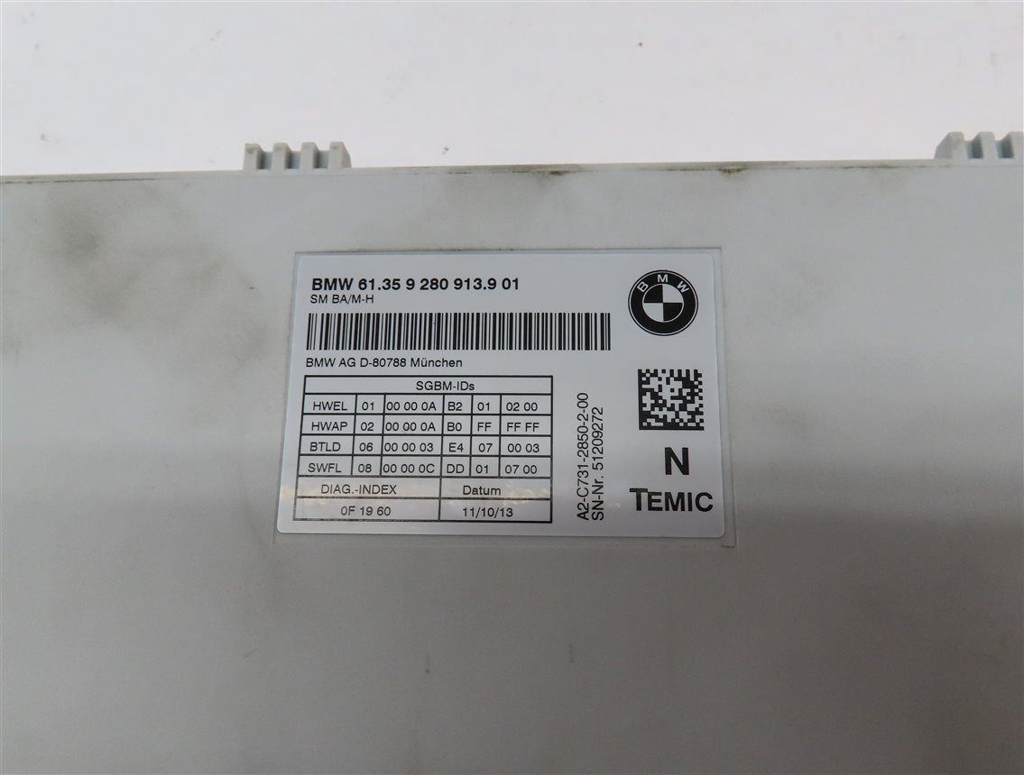 Thumbnail 4: 12-19 BMW 328i 335i 535i 550i 750i M5 M6 X3 X4 FRONT LEFT DRIVER SEAT MODULE