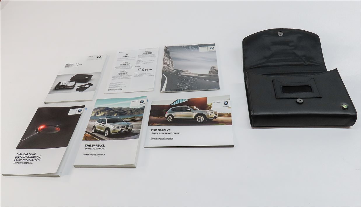 Thumbnail 2: 2014 BMW X3 (F25) OWNERS MANUAL BOOK READING LITERATURE BOOKLET GUIDE SET & CASE