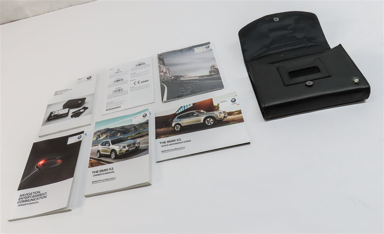 Thumbnail 3: 2014 BMW X3 (F25) OWNERS MANUAL BOOK READING LITERATURE BOOKLET GUIDE SET & CASE