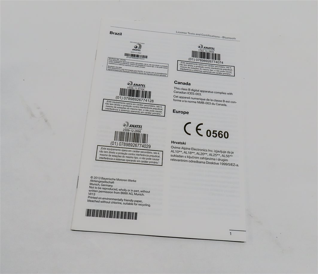 Thumbnail 5: 2014 BMW X3 (F25) OWNERS MANUAL BOOK READING LITERATURE BOOKLET GUIDE SET & CASE
