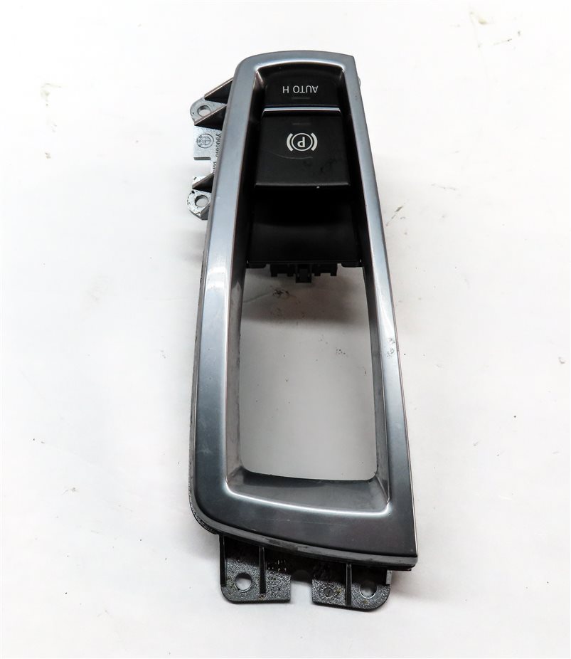 Thumbnail 4: 2014 BMW X3 (F25) SHIFTER TRIM BEZEL w/ PARKING BRAKE SWITCH BUTTON