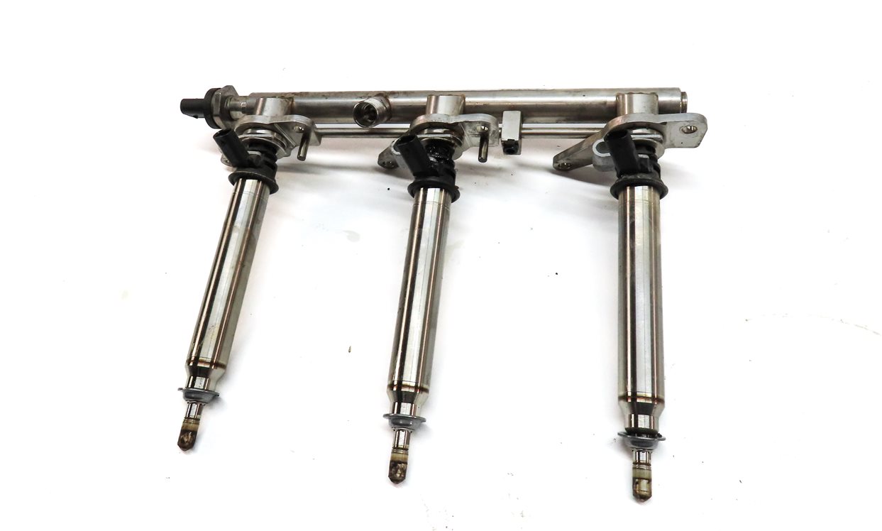 Thumbnail 7: 2014 MERCEDES E350 COUPE (C207) 3.5L M276 ENGINE FUEL INJECTOR SET w/ RAILS