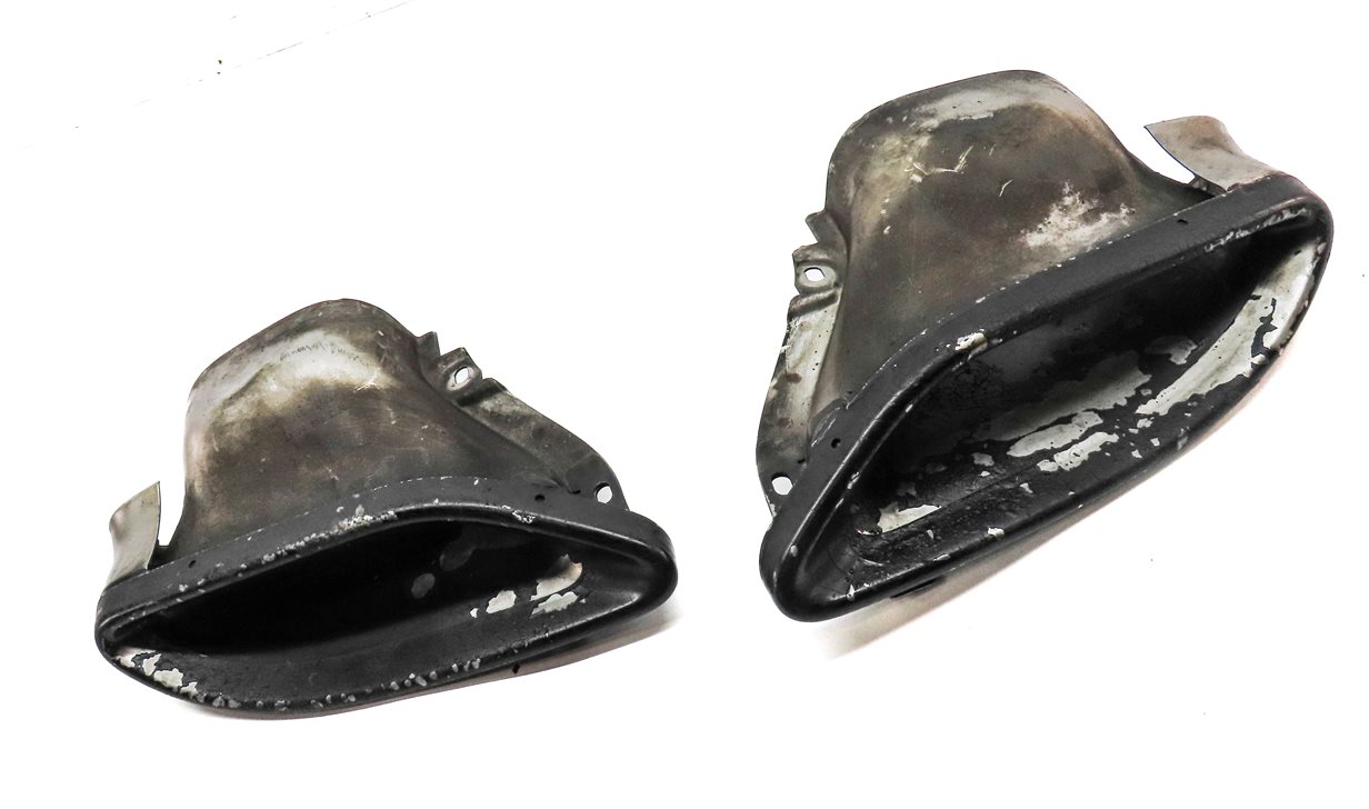 Thumbnail 3: 12-16 C E CLASS E300 E350 (W204 W212) REAR LEFT & RIGHT EXHAUST MUFFLER TIP SET