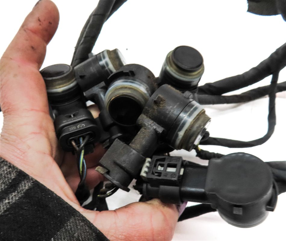 Thumbnail 4: 2014 MERCEDES E350 COUPE (C207) REAR PDC PARK SENSOR SET w/ HARNESS (Black)