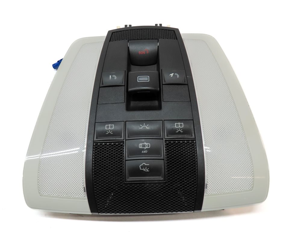 Thumbnail 4: 2014 MERCEDES E350 C207 FRONT DOMELIGHT MAP READING DOME LIGHT LAMP (Black)