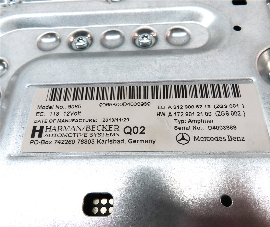 Thumbnail 5: 2014 MERCEDES E350 COUPE (C207) RADIO STEREO HARMAN BECKER AUDIO AMP AMPLIFIER