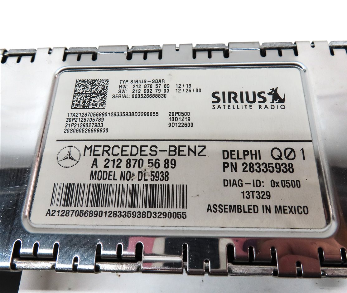 Thumbnail 4: 2014 MERCEDES E350 COUPE (C207) SIRIUS SATELLITE RADIO RECEIVER MODULE