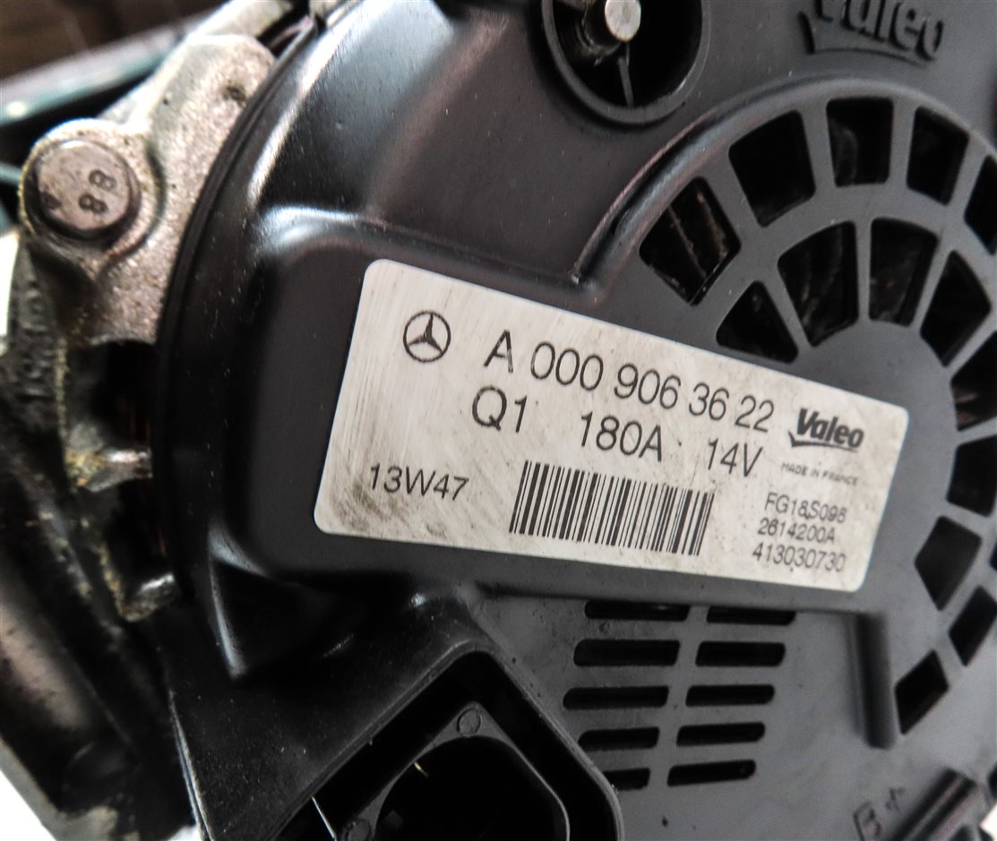 Thumbnail 7: 2014-2018 MERCEDES C E GLK SLK CLASS (R172 W204 W207 X204 ) 180 AMP ALTERNATOR