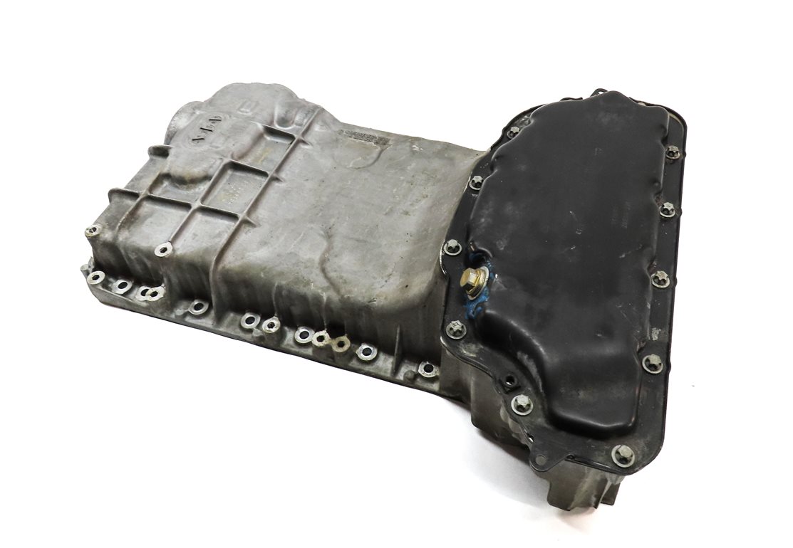 2014 MERCEDES E350 COUPE (C207) 3.5L M276 ENGINE UPPER & LOWER OIL PAN ASSEMBLY