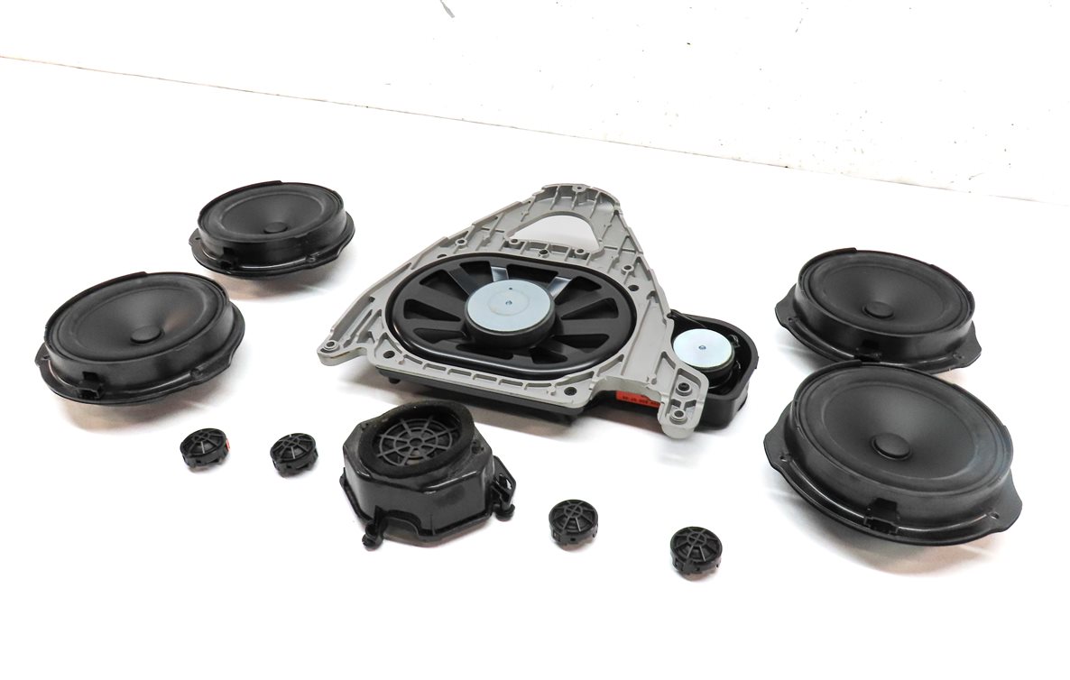2014 MERCEDES E350 COUPE (C207) HARMAN LOGIC-7 AUDIO SUB SUBWOOFER SPEAKER SET