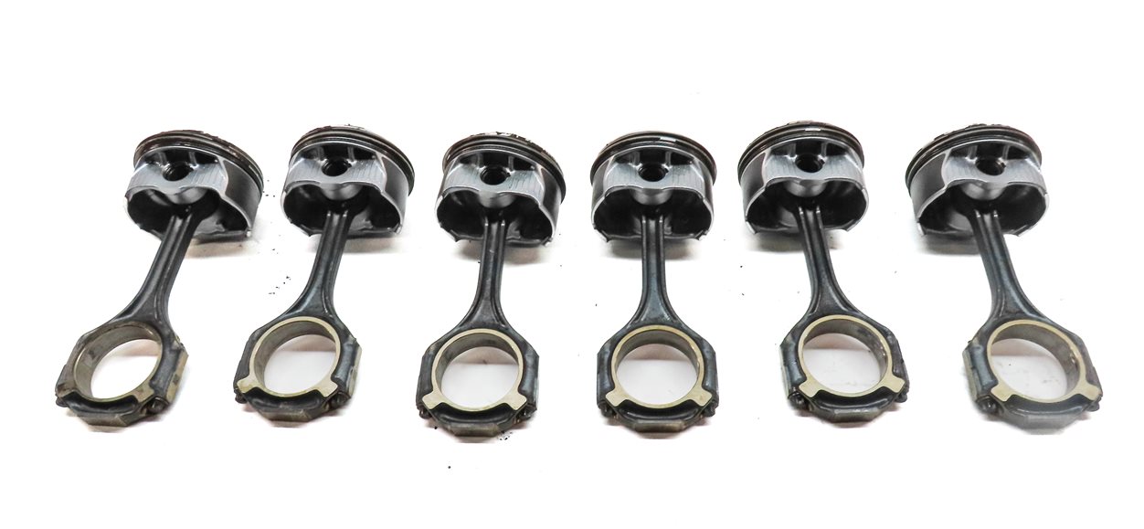 Thumbnail 4: 12-18 MERCEDES C E GLE GLK ML SLK (W212 W204 X204 W166 R172) 3.5L PISTON SET-6