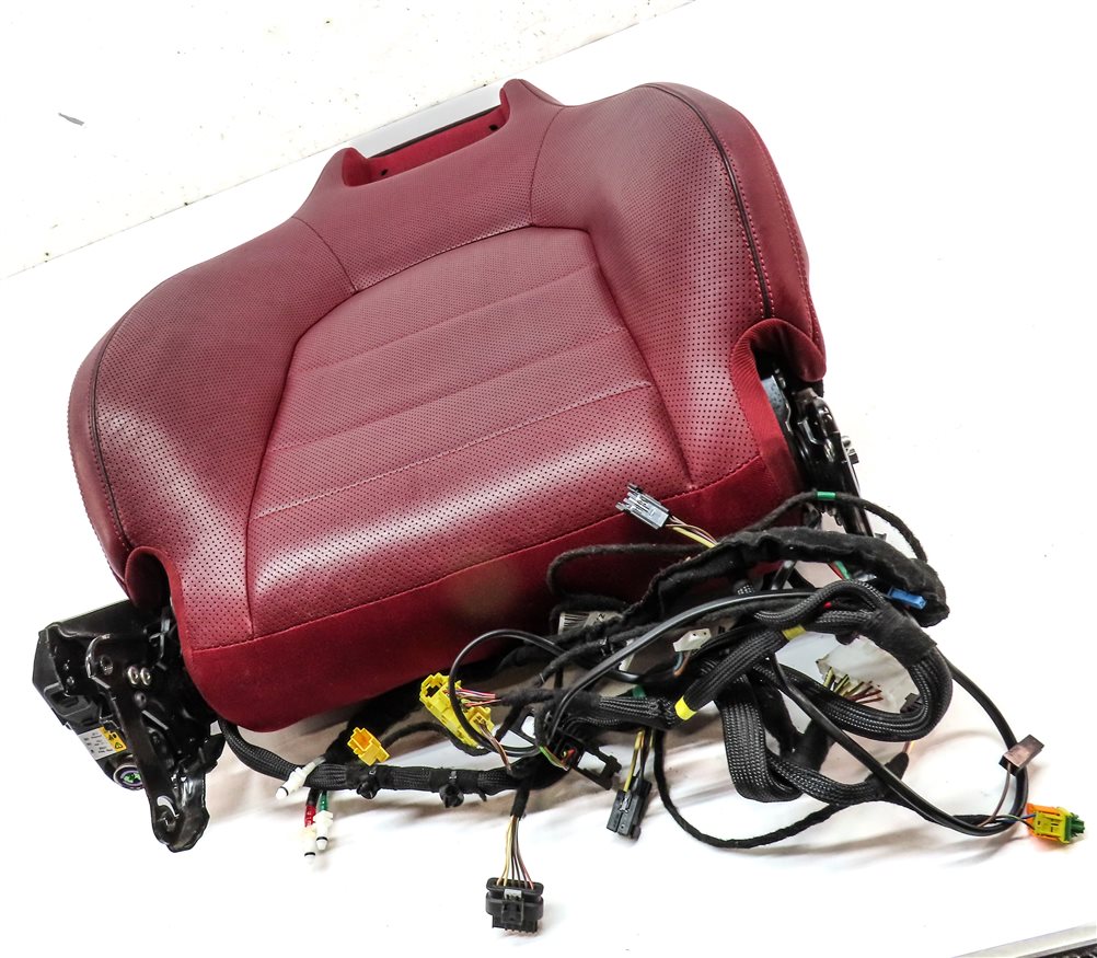 Thumbnail 3: 2014 MERCEDES E350 COUPE C207 RIGHT PASSENGER UPPER TOP HEATED SEAT CUSHION RED