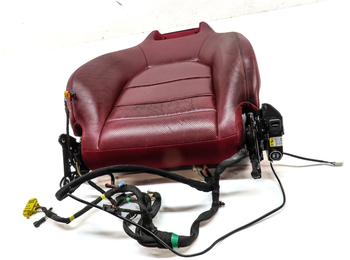Thumbnail 2: 2014 MERCEDES E350 COUPE C207 LEFT DRIVER UPPER TOP HEATED SEAT CUSHION RED