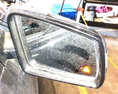 Thumbnail 4: 14-17 E-CLASS (W207) COUPE CONV - RIGHT BLIND SPOT CAMERA DOOR MIRROR (Black)