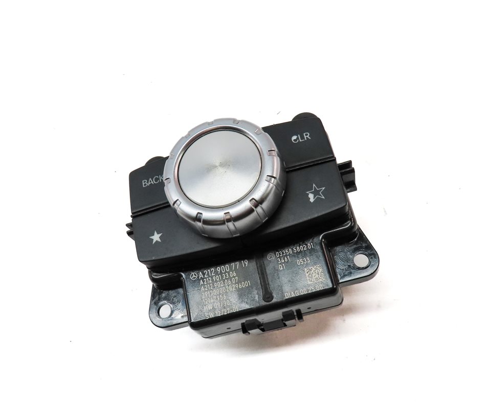Thumbnail 3: 14-16 E-CLASS (A207 C207 W207 W212) RADIO NAVIGATION MEDIA COMMAND CONTROL KNOB
