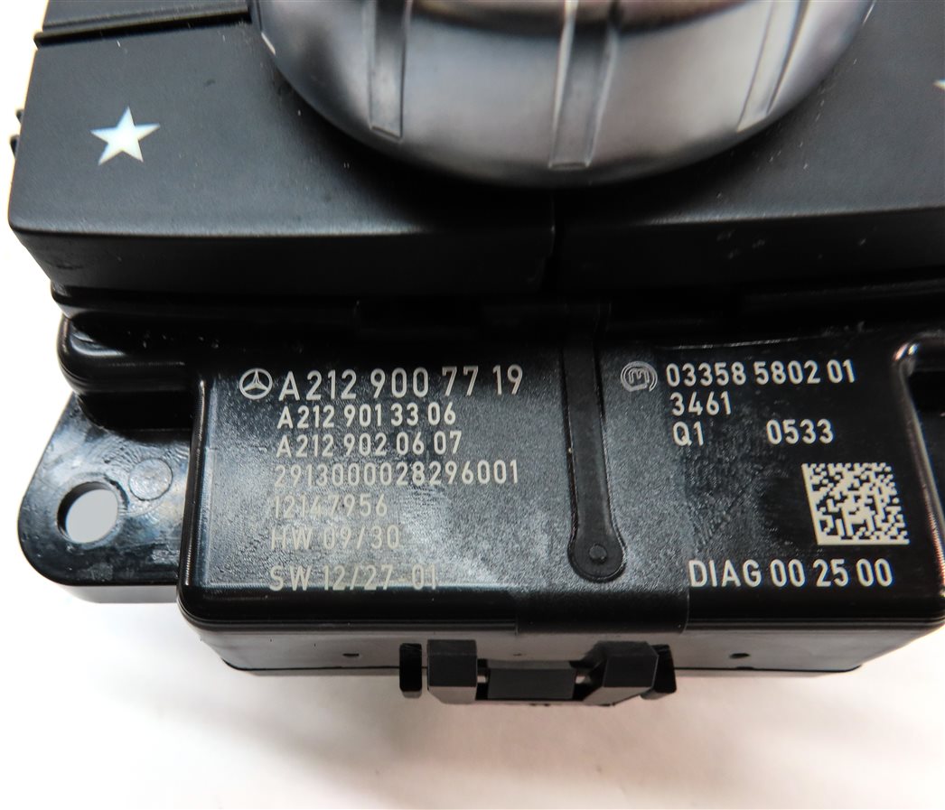 Thumbnail 6: 14-16 E-CLASS (A207 C207 W207 W212) RADIO NAVIGATION MEDIA COMMAND CONTROL KNOB