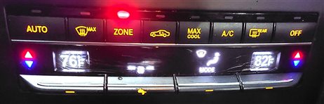 Thumbnail 2: 2014 MERCEDES BENZ E-CLASS (A207 C207 W212) FRONT HEATER A/C TEMPERATURE CONTROL